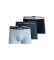 Acheter BOSS Pack 3 Boxers Bold Design marine, bleu