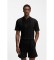 Acheter BOSS T-shirt noir à rayures texturées