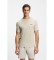 K�p BOSS Active slim fit beige T-shirt