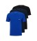 BOSS Confezione da 3 magliette classiche blu navy, blu, nere