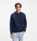 Buy BOSS Cotton fleece sweatshirt with navy printed logo