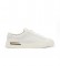 BOSS Sneakers con suola in pelle bianca