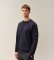 Comprare C.P. Company Felpa blu navy con lenti diagonali