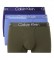 Calvin Klein Pack of 3 Boxers 000NB2970A UW6 blue, green