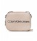 Calvin Klein Jeans Logo CK nude mini bag