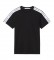 Calvin Klein T-shirt Ã  Ã©paules en ruban contrastÃ© noir