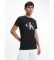 Calvin Klein Jeans Monograma Core T-shirt Slim preta