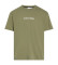 Calvin Klein Cotton T-Shirt With Logo green