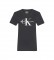 Calvin Klein T-shirt vestibilità regolare con logo monogramma nero