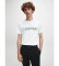 Calvin Klein T-shirt com o logótipo Cotton Front, branca