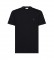 Calvin Klein T-shirt de algodÃ£o bordado com logÃ³tipo preto