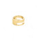 Kopen Calvin Klein Jeans Geometrische essentiƫle ring maat 52 verguld