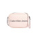 Calvin Klein Jeans Bolsa de ombro com logÃ³tipo rosa