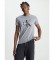 Calvin Klein Jeans Camiseta Core Monogram Slim gris