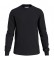 Calvin Klein Jeans Long sleeve slim fit sweatshirt in black embossed knitted fabric