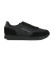 Calvin Klein Jeans Retro Runner Leather Sneakers black