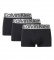 Calvin Klein Pack 3 bxers Low Rise Trunk black