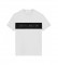 Calvin Klein T-shirt en coton biologique à blocs de couleur J30J319296 blanc