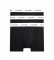 Calvin Klein Pacote de 3 Troncos Boxers preto