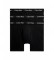 Calvin Klein Pack 3 Long Boxers noir 