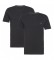 Calvin Klein Lot de 2 t-shirts Ã  manches courtes, col ras du cou, noir 