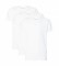 Calvin Klein Pacote de 3 camisetas clÃ¡ssicas de algodÃ£o branco