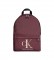 Calvin Klein Round Recycled Backpack K60K608841 maroon -40x27,5x13cm