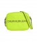 Calvin Klein Borsa per fotocamera scolpita verde lime Borsa a tracolla mono -13x18x7cm-