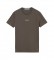 Calvin Klein T-shirt slim in cotone biologico - CK The Basics marrone