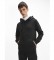 Calvin Klein Felpa con cappuccio con logo Repeat nera