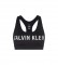 Calvin Klein Soutien esportivo de médio impacto preto