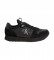 Calvin Klein Jeans Sock Laceup Ny-Lth black leather sneakers