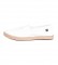 Calvin Klein Espardille 3 logo white sneakers