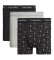 Calvin Klein Confezione da 3 Boxer Trunk stampato nero, grigio, nero