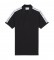 Calvin Klein Contraste Fita pólo camisa preta