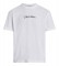 Calvin Klein T-shirt branca com o logotipo do herÃ³i