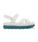 Comprare Camper Sandali in pelle bianca con palline galleggianti