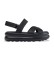 Comprare Camper Sandali in pelle nera con palline galleggianti
