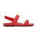 Kaufen Camper Ledersandalen Right Isla rot