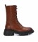 Carmela Brown leather boots 068176