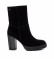 Carmela Leather booties 068020 black -Heel height: 9cm