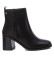Acheter Carmela Bottines en cuir 161228 noir - hauteur du talon : 7cm