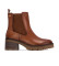 Comprar Carmela Botins em pele 162573 castanho