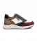 Carmela Sneakers in pelle 160001blu, multicolor