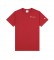 Champion T-shirt con logo piccolo rosso