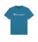 Champion Camiseta Script Logo Print azul