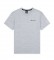 Champion T-Shirt en tricot avec logo Petit gris