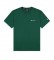 Champion T-Shirt de malha com logotipo Pequeno verde