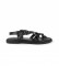 Chika10 Leather sandals Naira 03 black