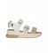 Chika10 Sandals New Agora 22 white -Platform height: 5cm